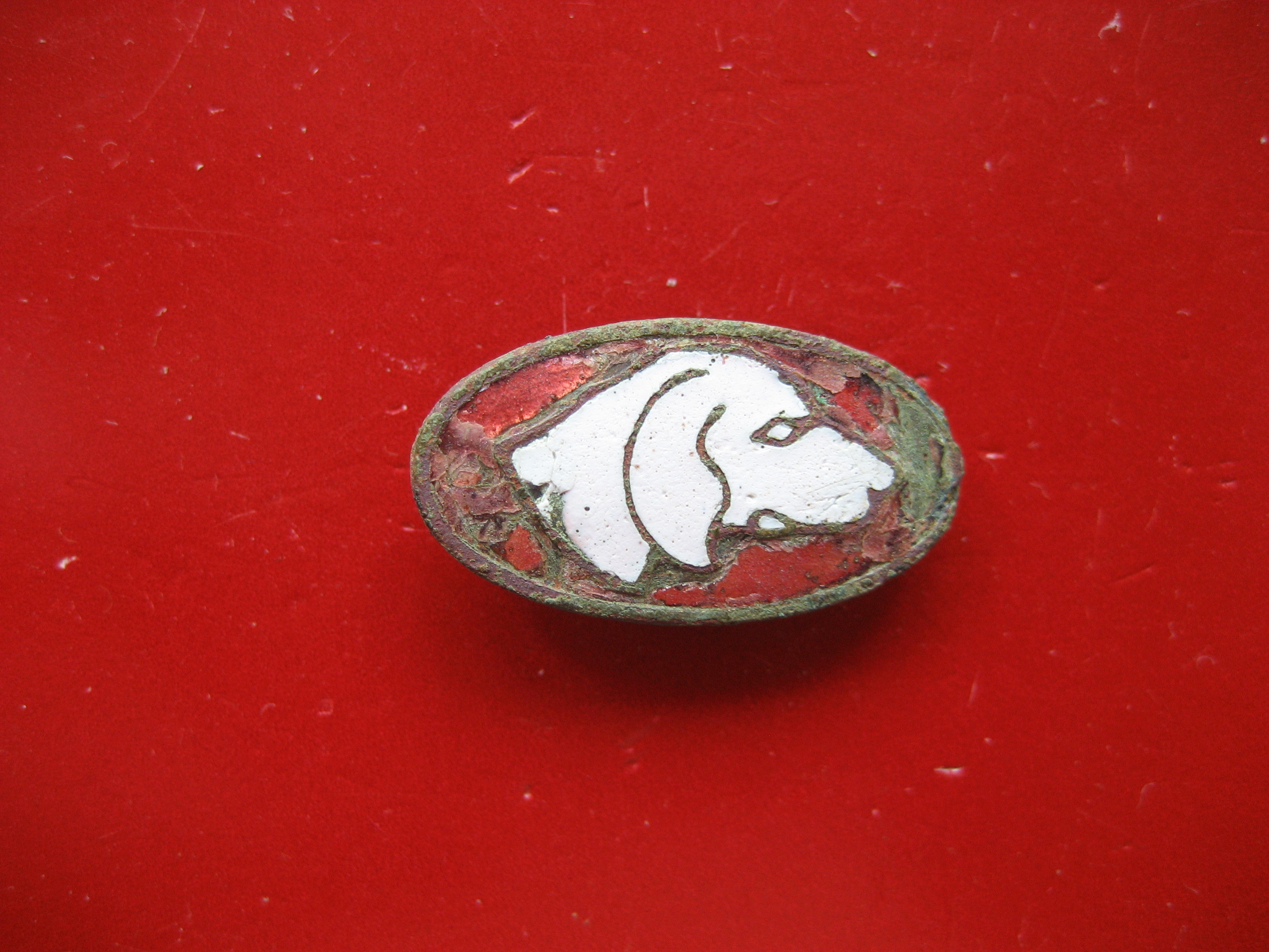 (165)Bouton chien émaillé 20e.JPG