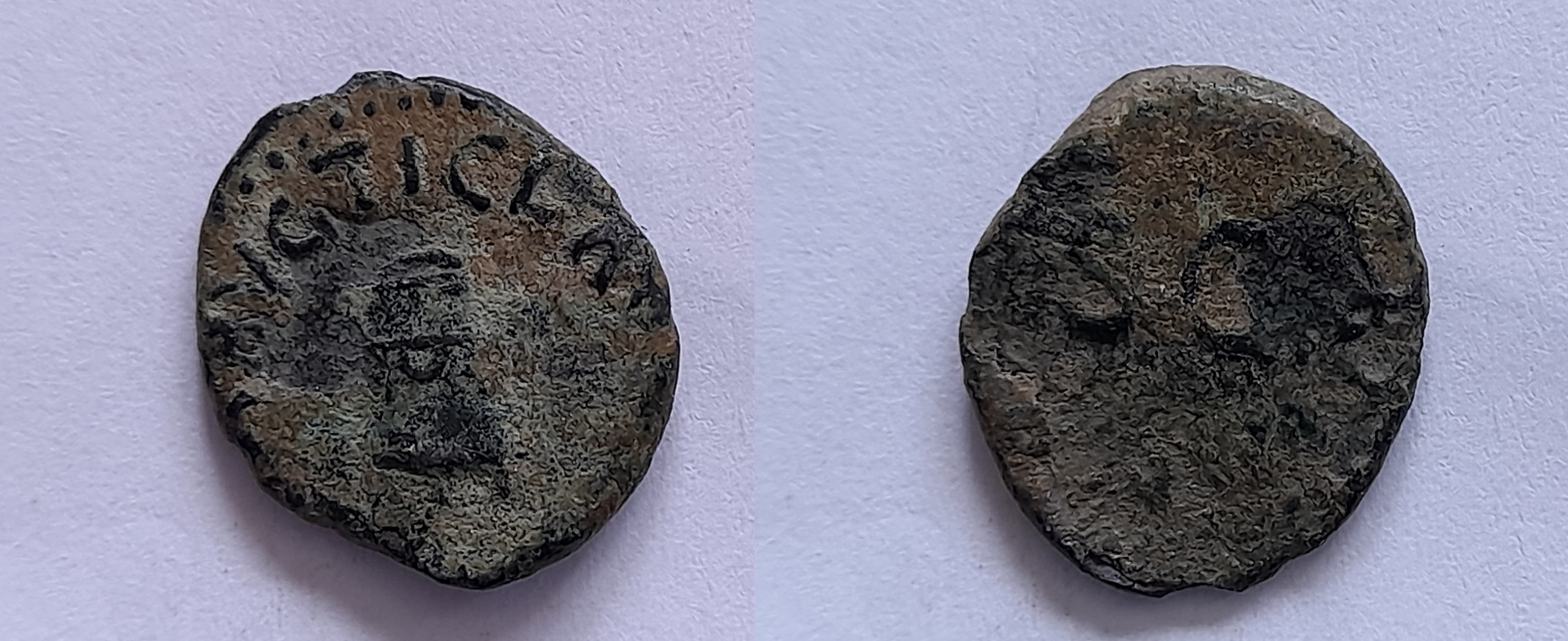 quadran de Claude ( 41-54 ) revers grand S C Pontifex Maximus Tribunicia Potestate Imperator Pater Patriae Consul Iterum.jpg