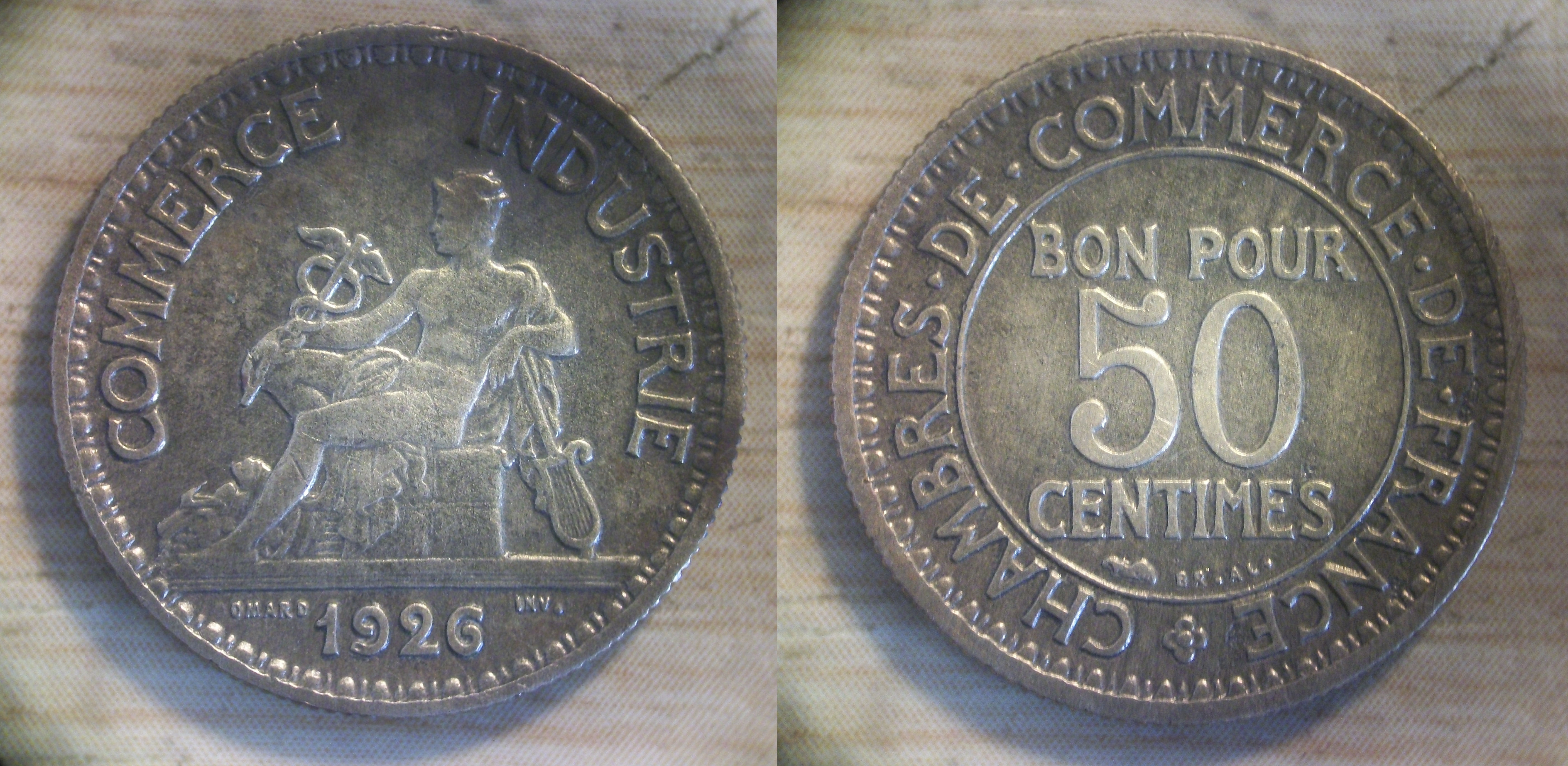 Bon pour 50 cts Chambre du Commerce 1926.JPG