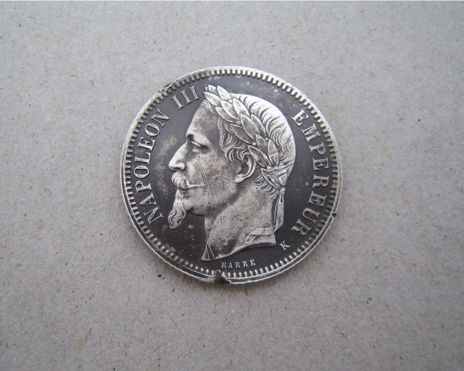 1 Frc Napo 1867 K ( avers).JPG