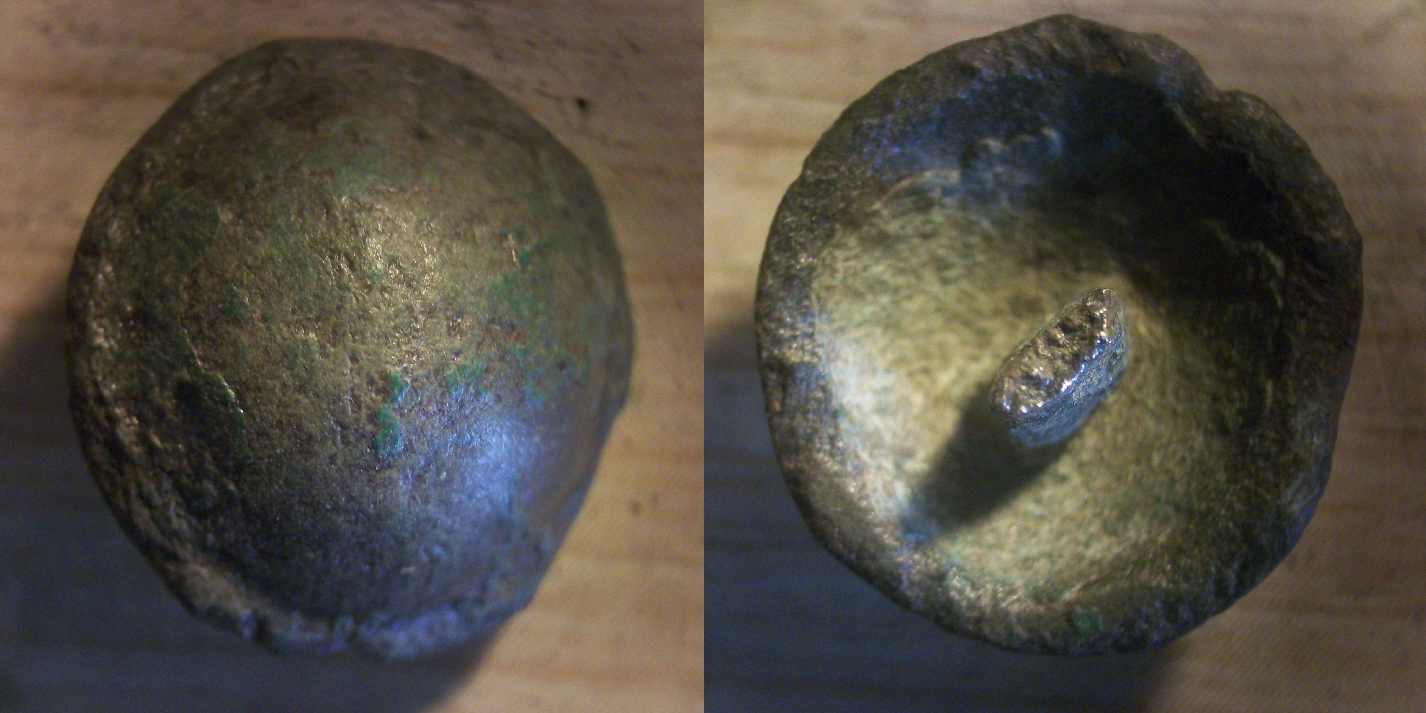 Bossage applique de ceinture Mérovingiènne.JPG