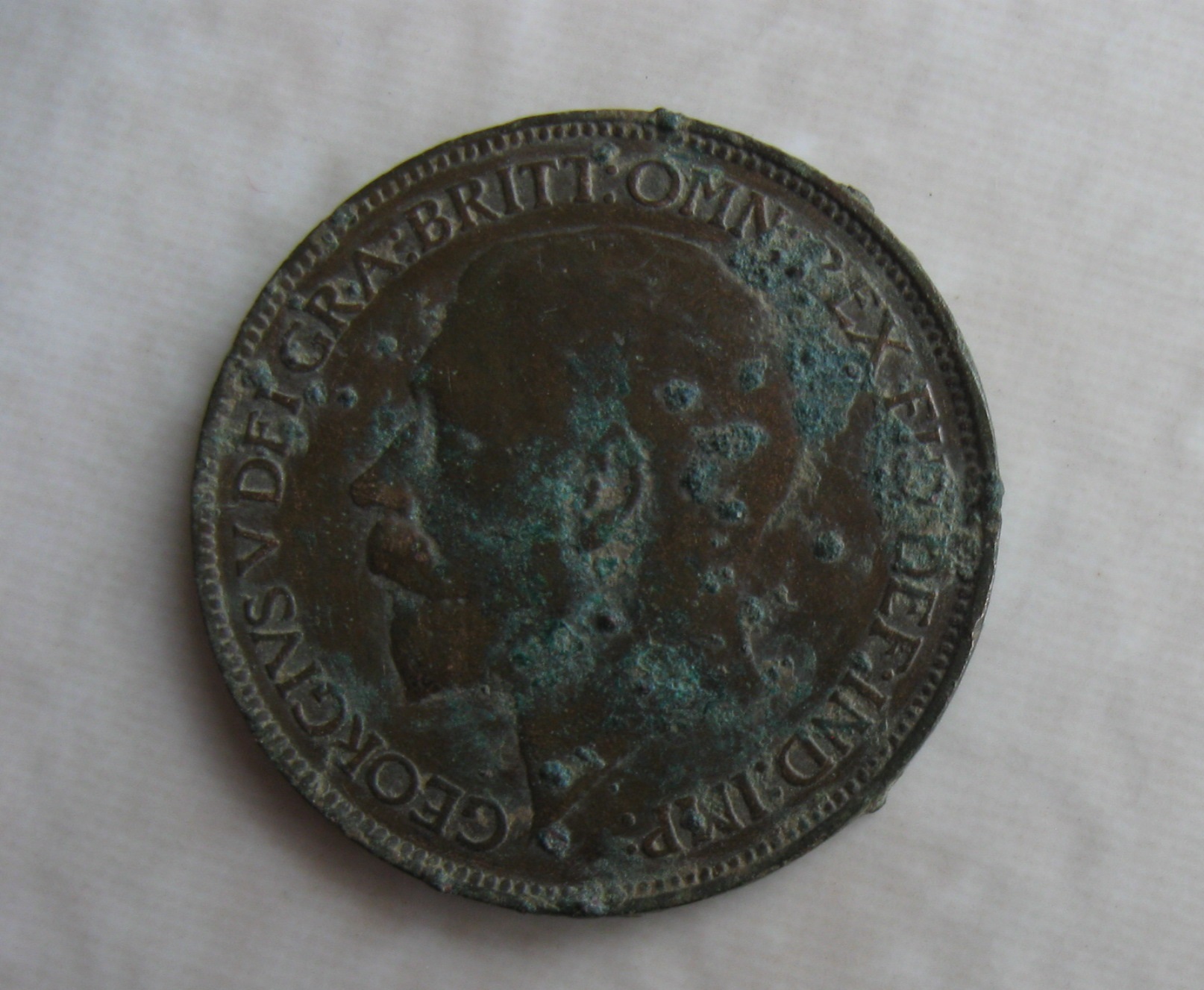 Half Penny Georges V 1915 - 03-2020 Vivien 1.JPG