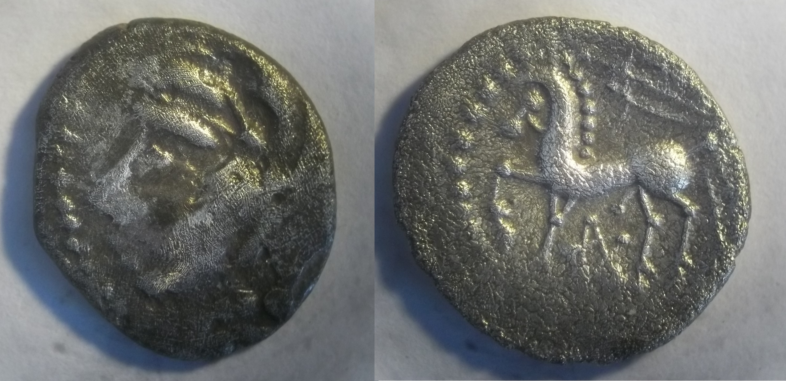 Bituriges cubes Quinaire au glaive et au pentagramme.jpg