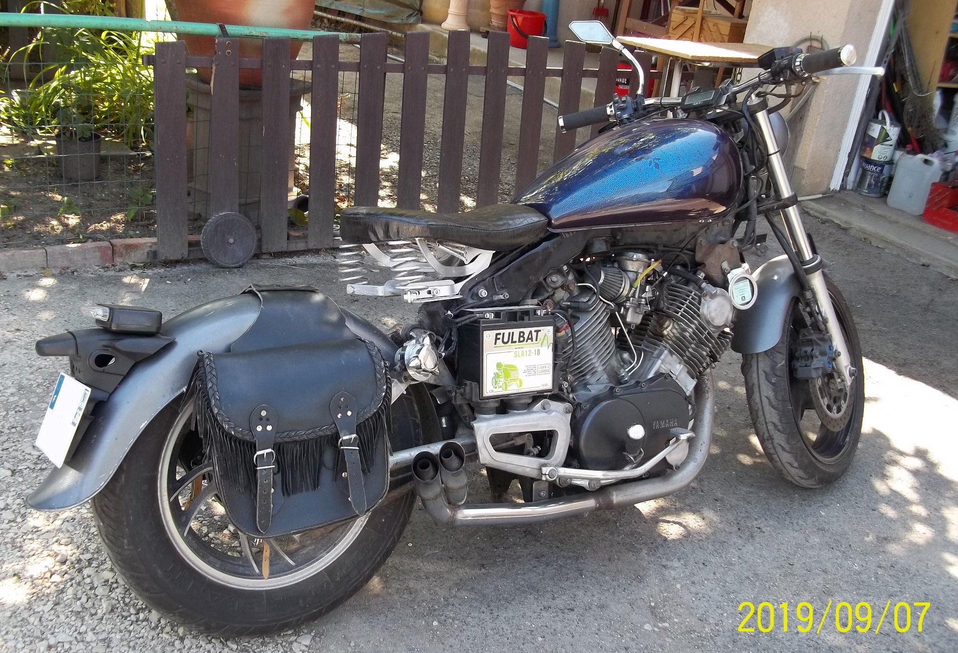 Mon Yamaha 750 XV revisité style Harley.jpg