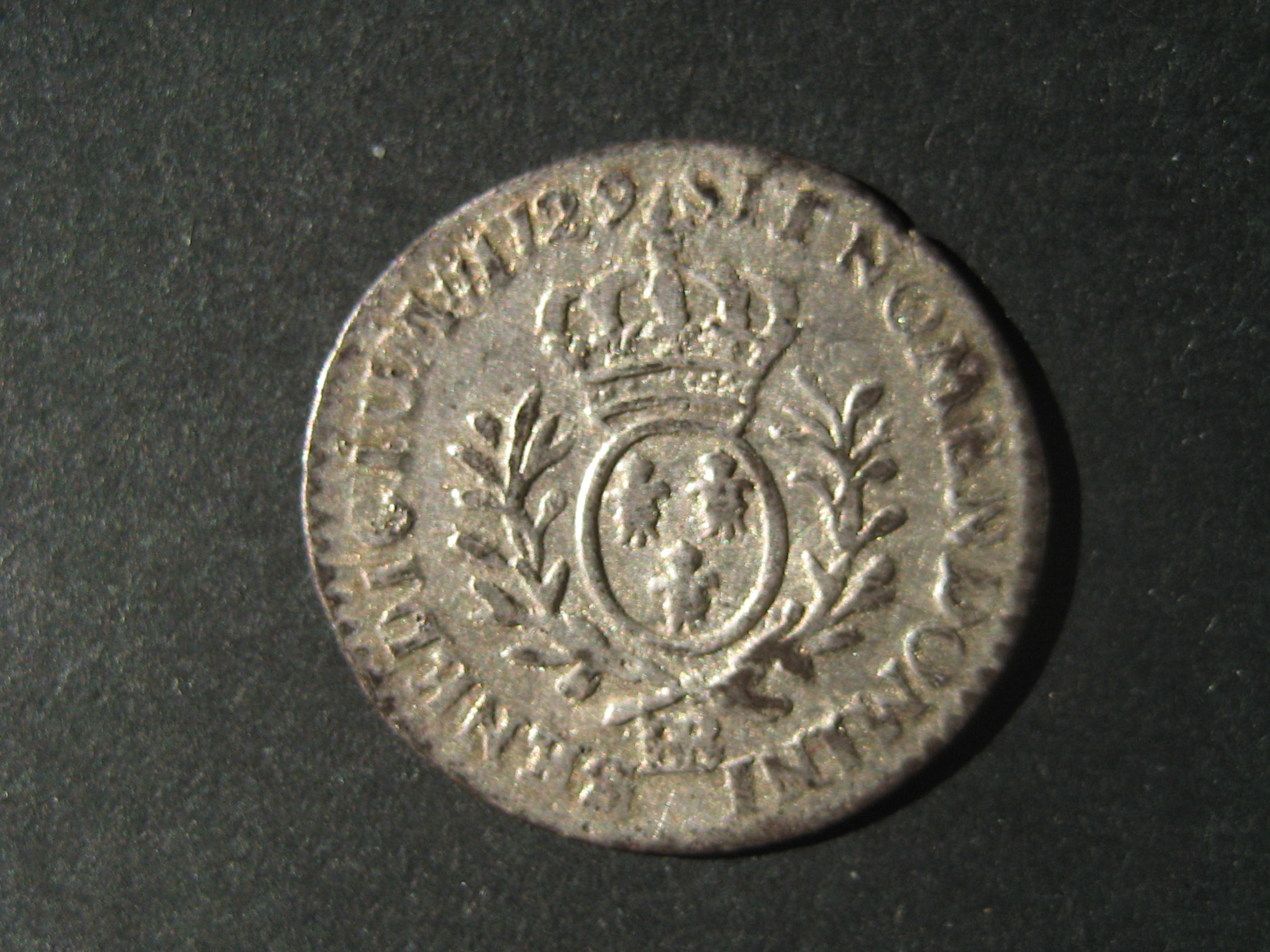 Louis XV 1-20e d écus aux lauriers.JPG