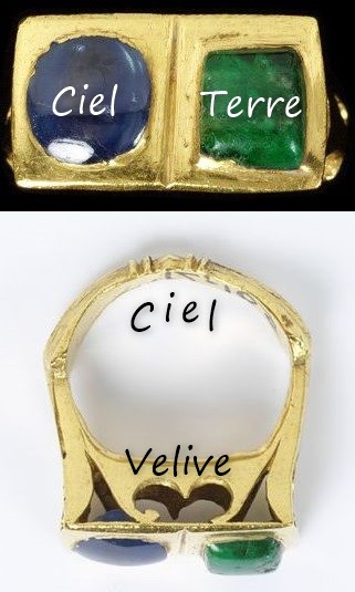 sapphire and an emerald, Roman, 3rd century b.jpg