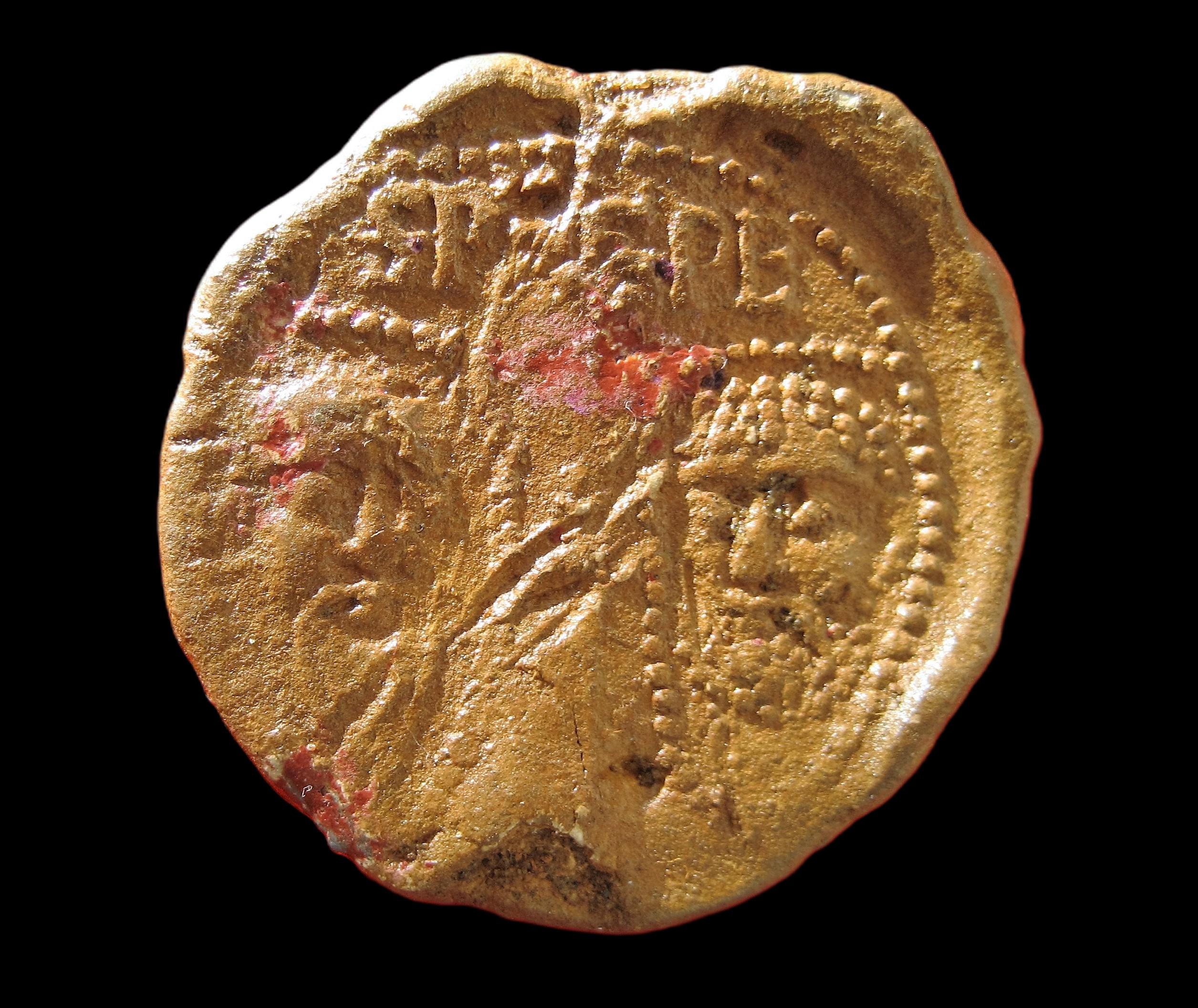 (1)Bulle papale de Grégoire IX(ugolino de segni)vers 1170-Rome 1241 Pape de 1227a1241(Anagni)Plomb 49g 38mm.JPG